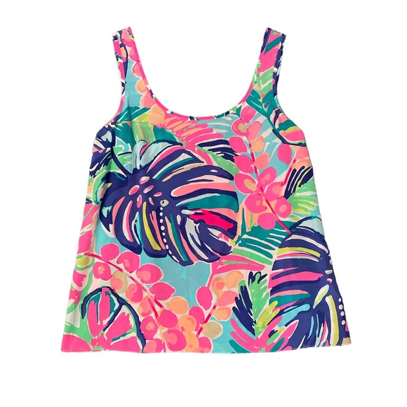 Lilly Pulitzer Tops - Lilly Pulitzer NWOT silk tank XS